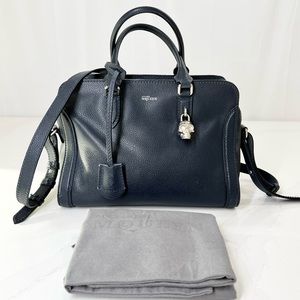 Alexander McQueen Satchel Bag Skull Padlock